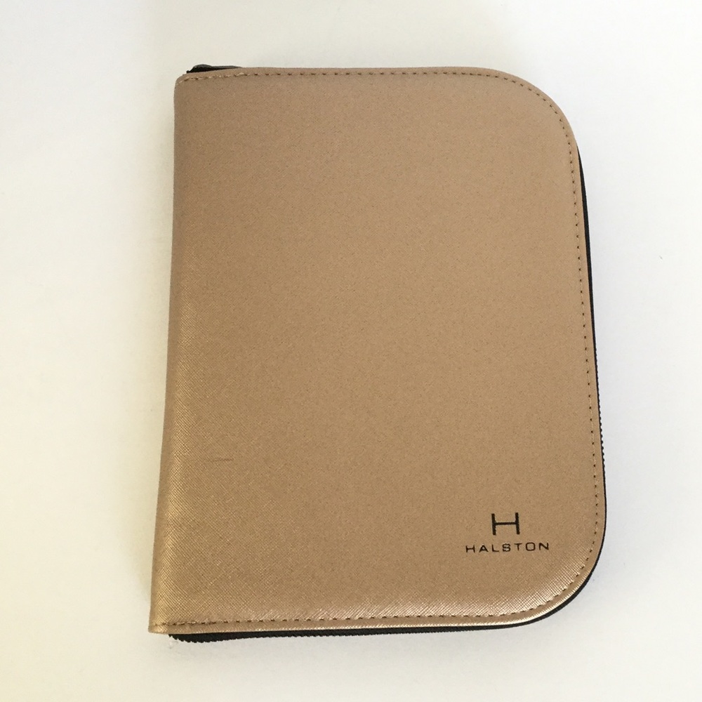 Halston jewelry portfolio travel case